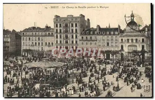 Brest Ansichtskarte AK Le champ de bataille pendant la musique