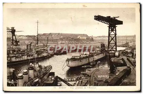 Brest Cartes postales Vue generale de l&#39arsenal