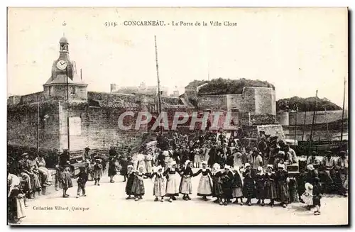 Concarneau Cartes postales La porte de la ville close TOP