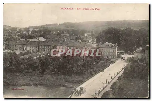 Baccarat - Rive Droite et le Pont - Cartes postales