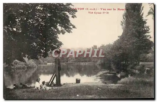 Bayon - Vue sur la Moselle - Ansichtskarte AK