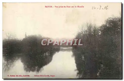 Bayon - Vue prisee du Pont sur la Moselle - Cartes postales