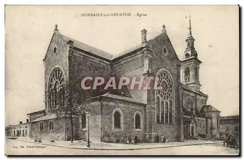 Dombasle sur l&#39Eurthe L&#39Eglise 1921 Yvonne - Cartes postales