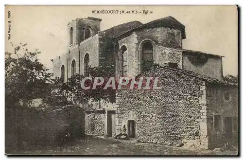 Bernecourt - Eglise - Cartes postales