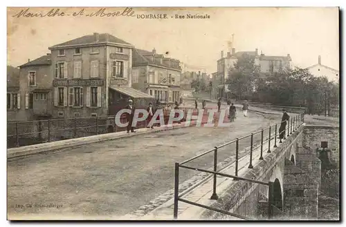 Dombasle Cartes postales Rue Nationale