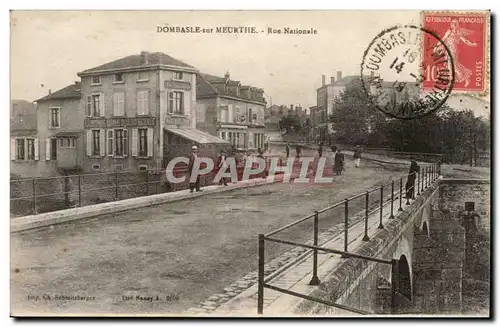 Cartes postales Dombasle sur meurthe Rue national