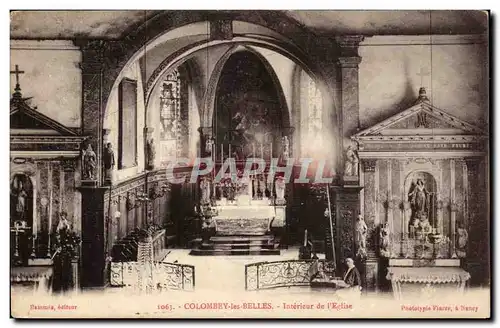 Colombey les Belles Cartes postales Interieur de l&#39eglise