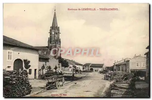 Cartes postales Environs de Luneville Cartes postales Thiebaumenil