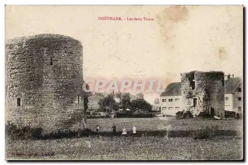 Ogeviller Cartes postales Les deux tours