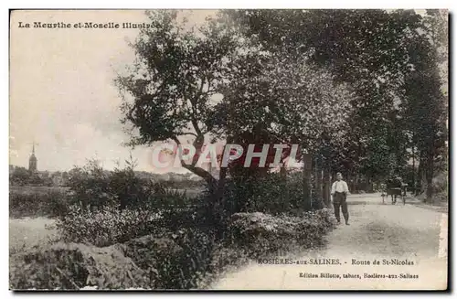 Rosiere aux SAlines Cartes postales Route de St Nicolas