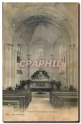 Toul Cartes postales Chapelle Saint Epvre (interieur)