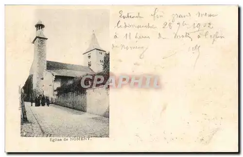 Cartes postales Eglise de Nomeny