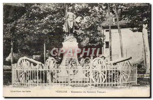 Vezelise Cartes postales Monument du souvenir francais