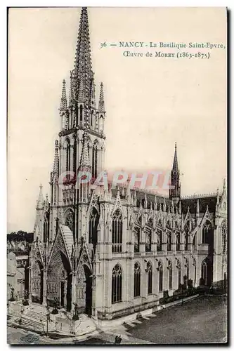 Nancy Ansichtskarte AK La basilique Saint Epvre Oeuvre de Morey (1863 1875)