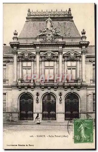 Nancy Cartes postales SAlle Poirel (1890)