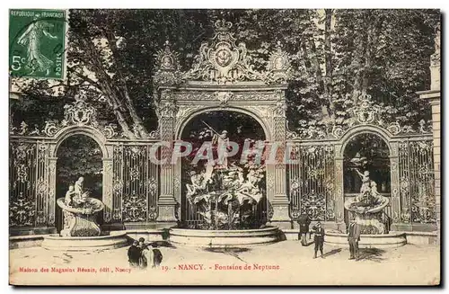 Nancy Cartes postales Fontaine de Neptune