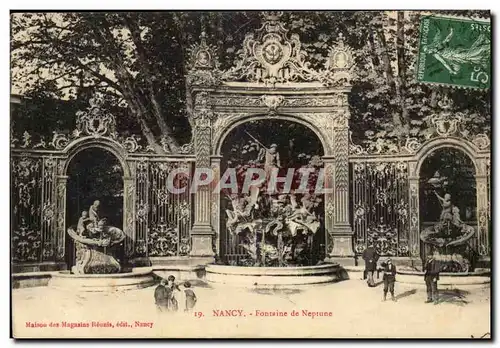 Nancy Cartes postales Fontaine de Neptune