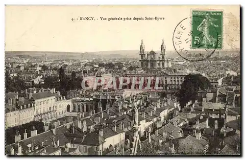 Nancy Cartes postales Vue generale prise de Saint Epvre