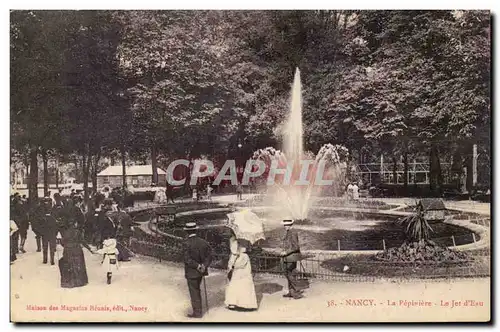 Nancy - Le Pepiniere - Jet d&#39Eau - Cartes postales