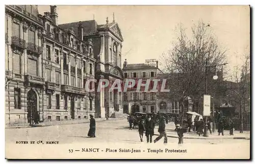 Nancy - Square Saint Jean - Temple Protestant - Cartes postales