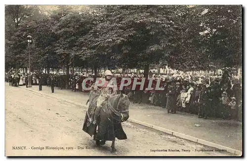 Nancy - Cortege Historique 1909 Duc Raoul - cheval - Ansichtskarte AK