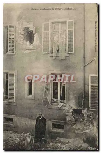 Ansichtskarte AK Maison bombardee de Pont a Mousson