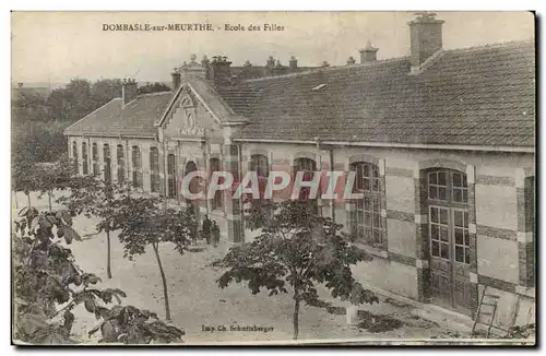 Dombasle sur meurthe Cartes postales Ecole des filles