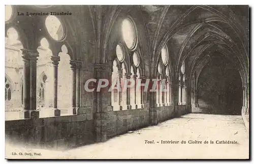 Toul Ansichtskarte AK Interieur du cloitre de la cathedrale