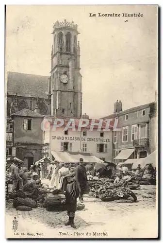 Toul Cartes postales Place du marche TOP