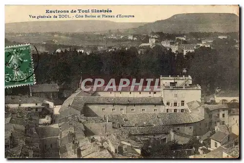 Toul Ansichtskarte AK Vue generale Cote Barine et plateau d&#39Ecrouves