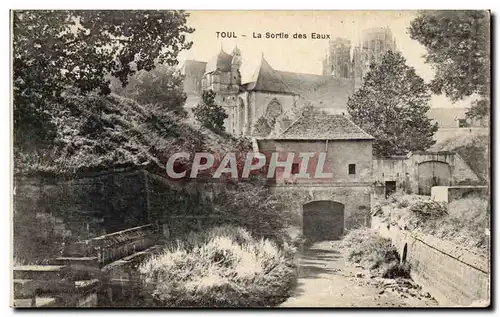 Toul Cartes postales La sortie des eaux