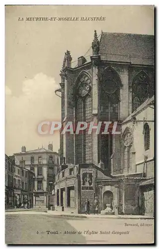 Toul Cartes postales Abside de l&#39eglise Saint Gengoult