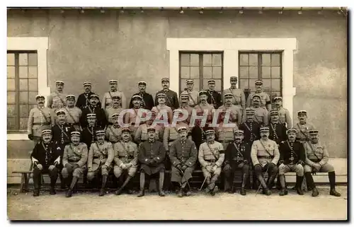 Toul CARTE PHOTO Regiment militaria soldats TOP