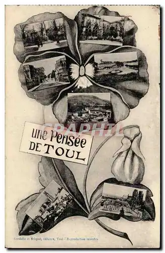 Toul Cartes postales Une pensee