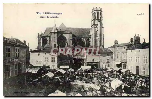 Toul Cartes postales Place du marche TOP