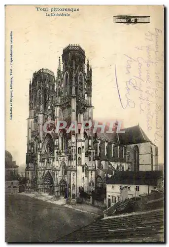 Toul Cartes postales la cathedrale (avion plane)