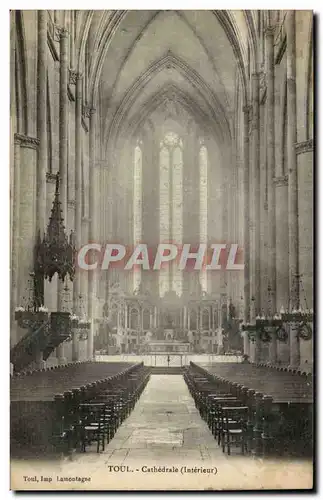 Toul Ansichtskarte AK Cathedrale (interieur)