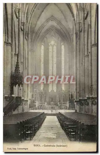 Toul Ansichtskarte AK Cathedrale (interieur)