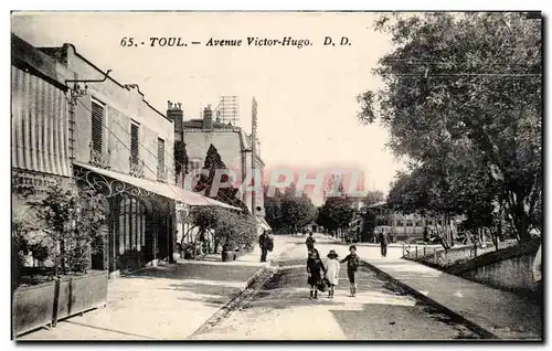 Toul Cartes postales Avenue Victor hugo (enfants)