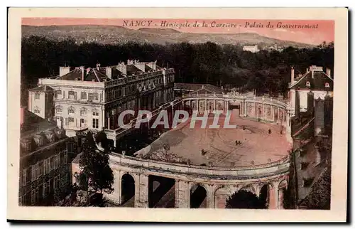 Nancy Ansichtskarte AK Hemicycle de la carriere Palais du gouvernement