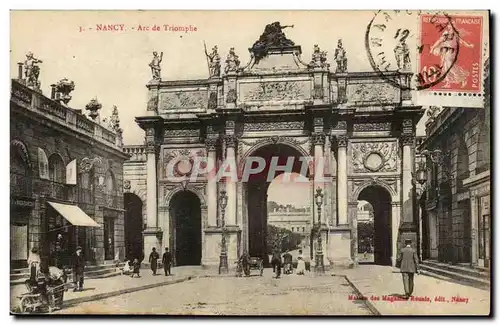 Nancy Cartes postales Arc de triomphe