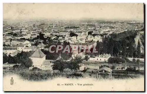 Nancy Cartes postales Vue generale