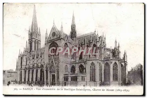 Nancy Ansichtskarte AK Vue d&#39ensemble de la basilique Saint Eprvre oeuvre de Morey (1863 1875)