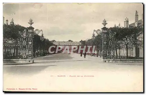 Nancy Cartes postales Place de la Carriere