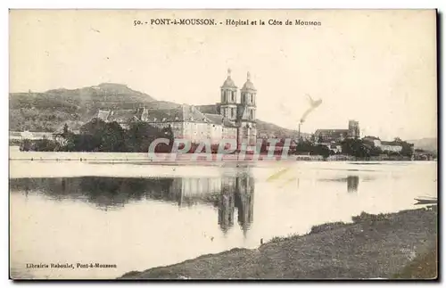 Pont a Mousson Cartes postales Hopital et la cote de Mousson