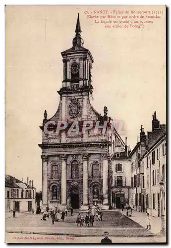 Nancy Cartes postales Eglise de Bonsecours Elevee par Here et par ordre de Stanislas