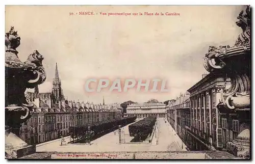 Nancy Ansichtskarte AK Vue panoramique sur la place de la Carriere