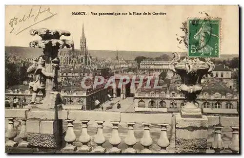 Nancy Ansichtskarte AK Vue panoramique sur la place de la carriere