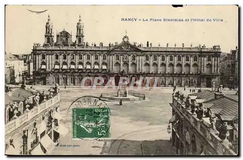 Nancy Cartes postales La place Stanislas et l&#39hotel de ville