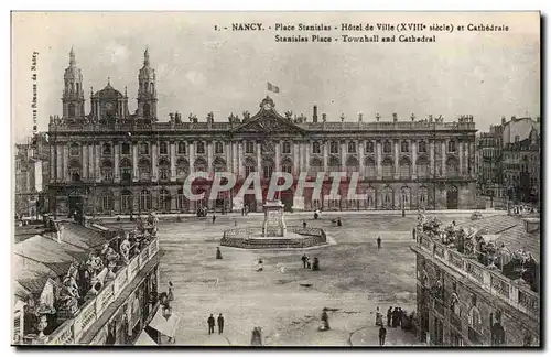 Nancy Cartes postales La place Stanislas et l&#39hotel de ville